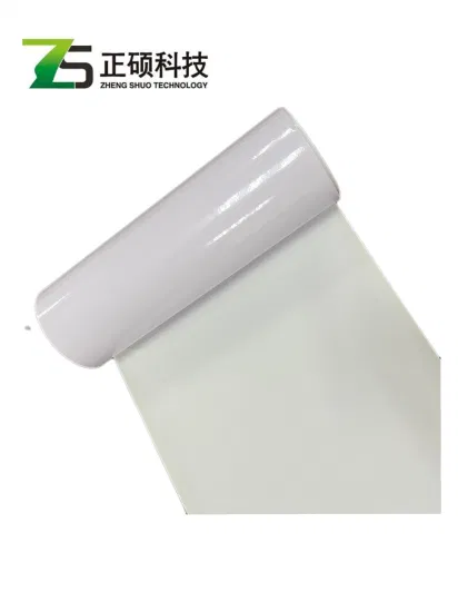 Pellicola adesiva autoadesiva bianca lucida in PVC/PE di alta qualità